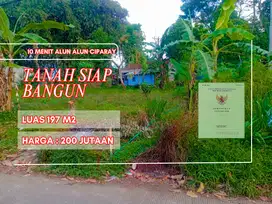 Tanah Kavling Siap Bangun Areal Ciparay Bandung Selatan