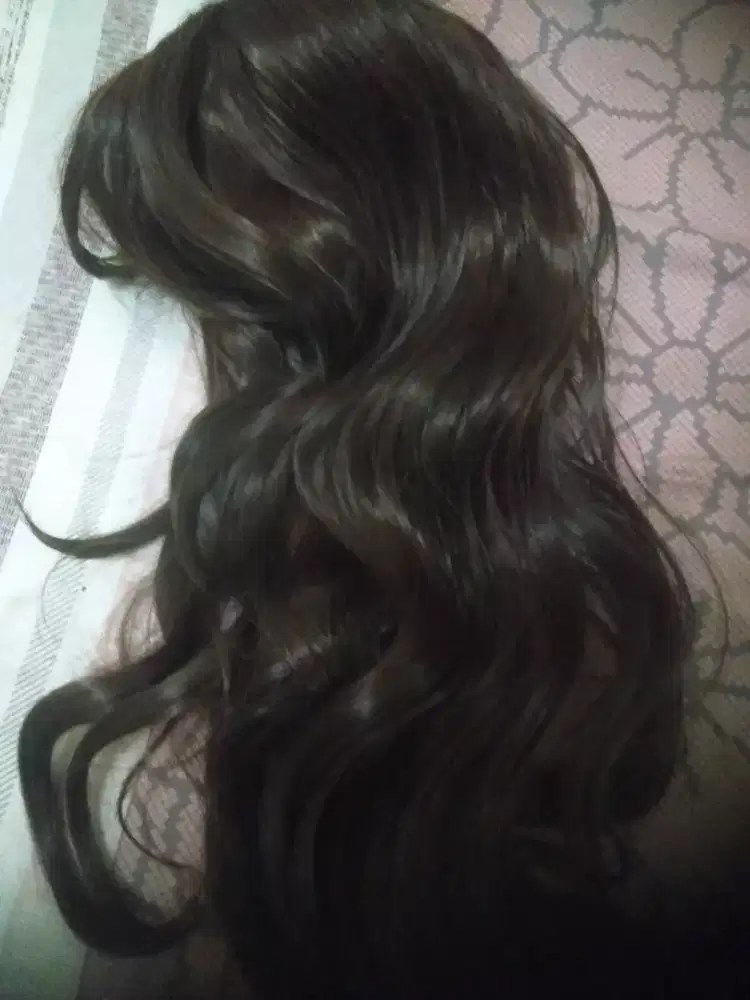 Wig wanita curly