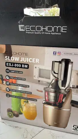 Ecohome Slow Juicer Big Mouth ESJ999 BM