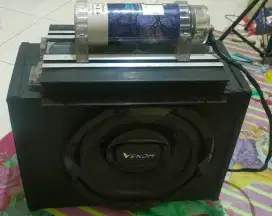 speaker venom lengkap+power