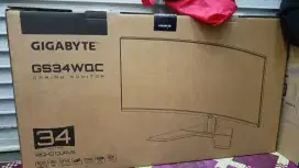 GIGABYTE GS34WQC Gaming Monitor WQHD VA 1500R 144Hz 1ms Freesync