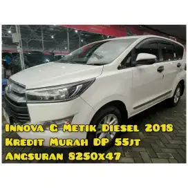 Innova G Diesel Metik 2018 Putih Full Original