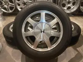 Velg OEM Honda Accord Cielo, R-15 Lebar 5.5 PCD  4x114 + Ban Brdstone