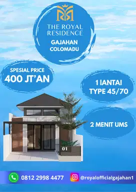 rumah cantik colomadu dekat bandara