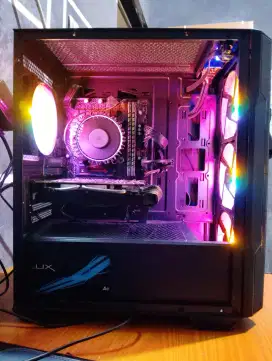 Sett PC gaming rakitan gen 12f VGA gtx monitor koorui BU cepat