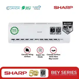 PROMO TERMURAH! BISA KREDIT & CASH AC 1/2PK SHARP AH-A5BEY