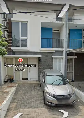 Dijual Rumah 2 lt 7 x 17 m2 di Green Court Cengkareng ada 3+1 kt & km