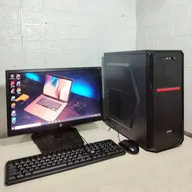 PC set Murah Core i5 RAM 8 SSD 120 Monitor 19 Key Mouse tinggal pakai