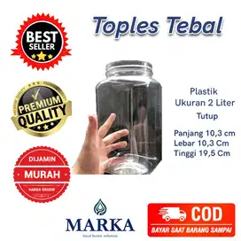 toples plastik 2 liter / toples plastik 4 liter