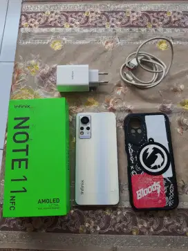 Infinix Note 11 NFC 6+6/128GB Lengkap Mulus Helio G88 AMOLED
