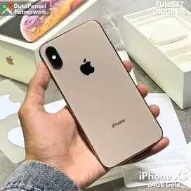 IPHONE XS 64GB GOLD ALL OPERATOR FULLSET ORIGINAL