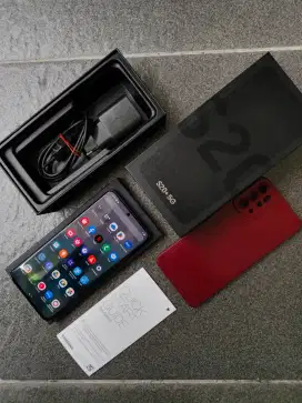 SAMSUNG galaxy S20+ 128gb black lengkap