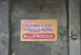 Rumah kos putri enambelas