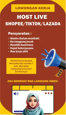 Loker host live streaming