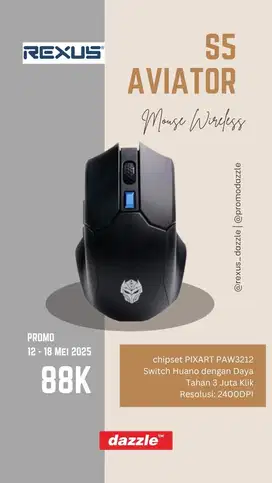 Mouse Wireless rexus S5