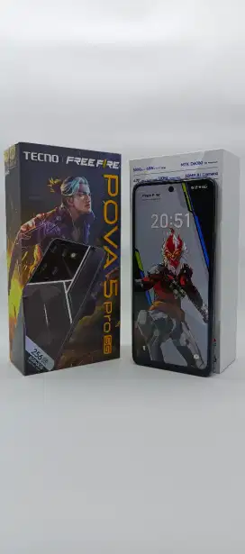 Tecno Pova 5 Pro 5G 8+8GB 256GB Black (Bekas)