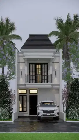 Rumah 2 lantai mewah harga murah bingit