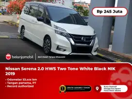 Nissan Serena 2.0 HWS High Ways Star Two Tone White Black 2019/2020