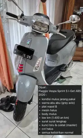 VESPA SPRINT S I-GET ABS 2020