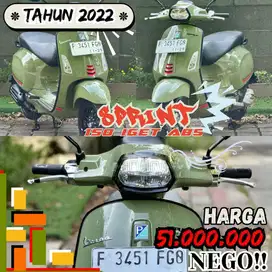 Piaggio Vespa Sprint 150 IGET ABS LED Th 2022 Warna Greend Tenance