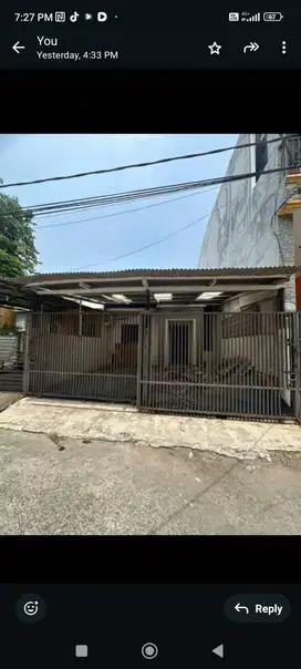 Dijual Rumah 1 lt 6 x 15 m2 di Semanan Jaya Residences di hitung tanah