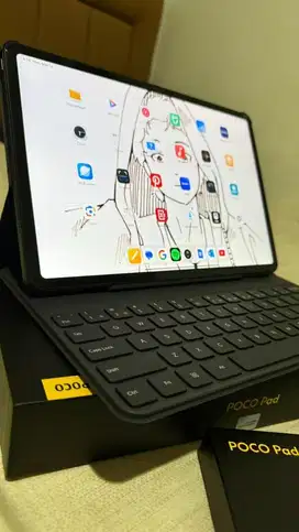 POCO PAD 8/256gb + Keyboard ori+ Stylus ori