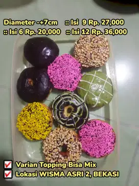 Donat medium 20,000 isi 6
