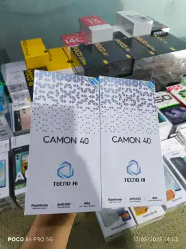 Tecno camon 40 8/256 baru dan segel murah