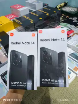 Redmi note 14 8/256 8/128 baru dan segel murah