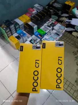 Poco c71 4/128 baru dan segel murah
