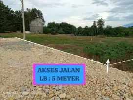 JUAL TANAH RATA PERSEGI AKSES JLN LEBAR