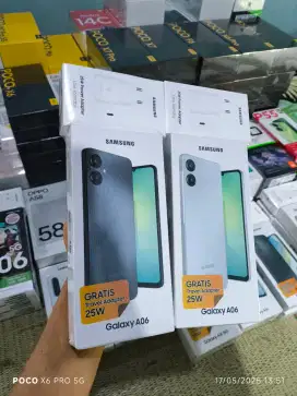 Samsung a06 4/64 baru dan segel murah
