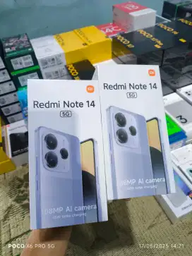 Redmi note 14 5G 12/512 8/256 baru dan segel murah