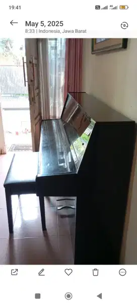 Jual piano yamaha tipe LU80