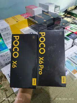 Poco x6 pro 12/512 x6 12/256 baru dan segel murah