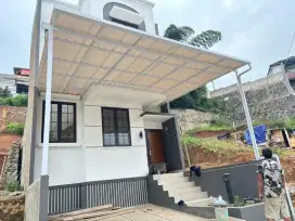 Kanopi atap alderon rangka hollo