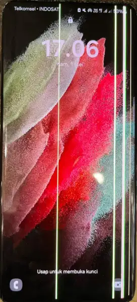 LCD Samsung S21 ultra ori copotan pabrik