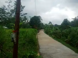 Dijual lahan pinggir sungai kab Bogor
