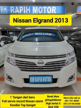 Nissan Elgrand HWS pakai 2013 Mulus