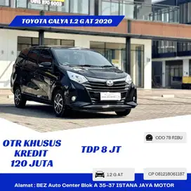 DP 8jt Toyota Calya 1.2 G AT 2020 Hitam