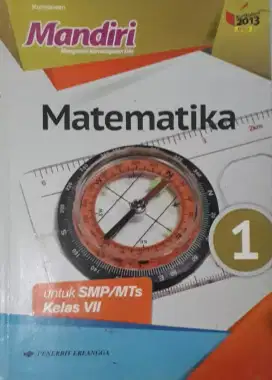 Buku Mandiri Matematika untuk SMP kelas 7