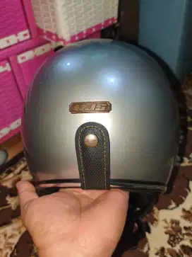helm NJS NR-80s silver metallic size M bu