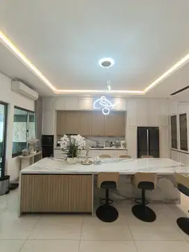 Dijual Rumah Furnish Interior Bagus Golf Island PIK