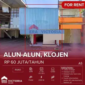 Ruko Disewakan Dekat Plaza Malang, Kawasan Bisnis,Kuliner Tengah kotaK