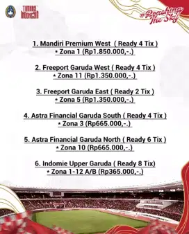 Tiket timnas indonesia vs china