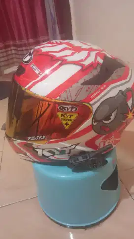 Dijual KYT TTC supermario + Intercom gearlec DK 06 Pro