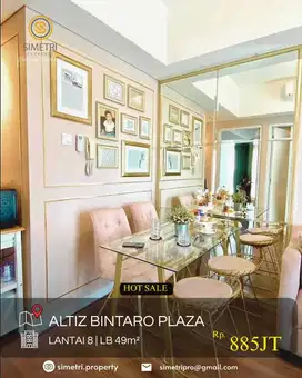 Dijual Full Furnished Apartemen di Altiz Bintaro Plaza Residence Tangs