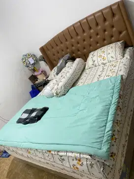 Dijual spring bed (spring dan latex bed)