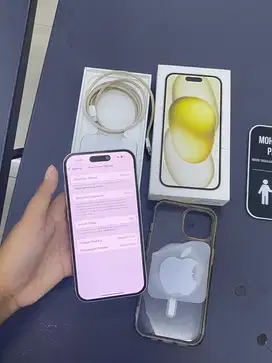 IPHONE 15 128 ex ibox garansi on 2026