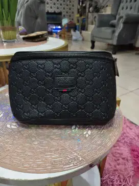 Waistbag gucong kulit import